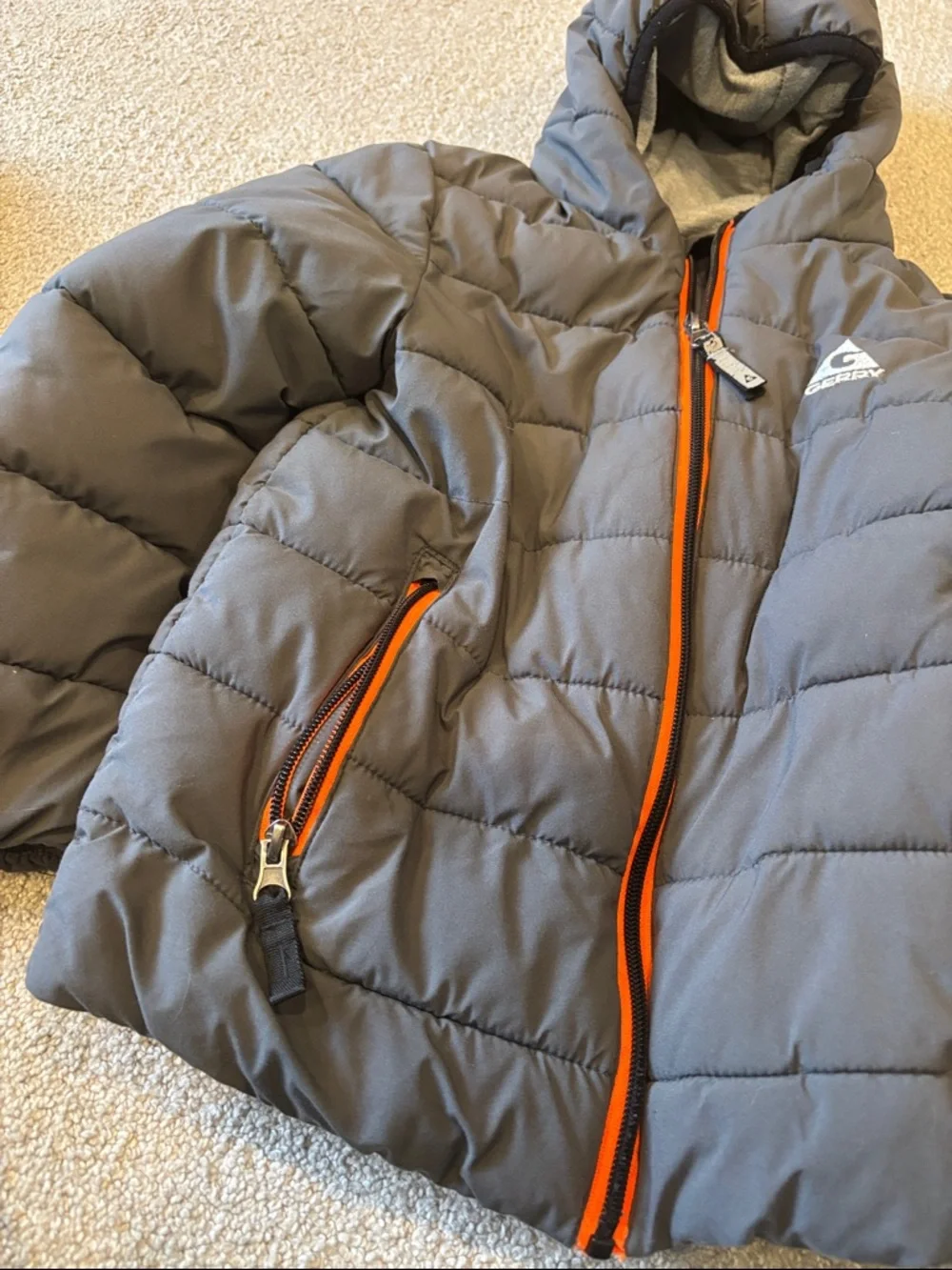 Gerry Gray Hooded Puffer Jacket